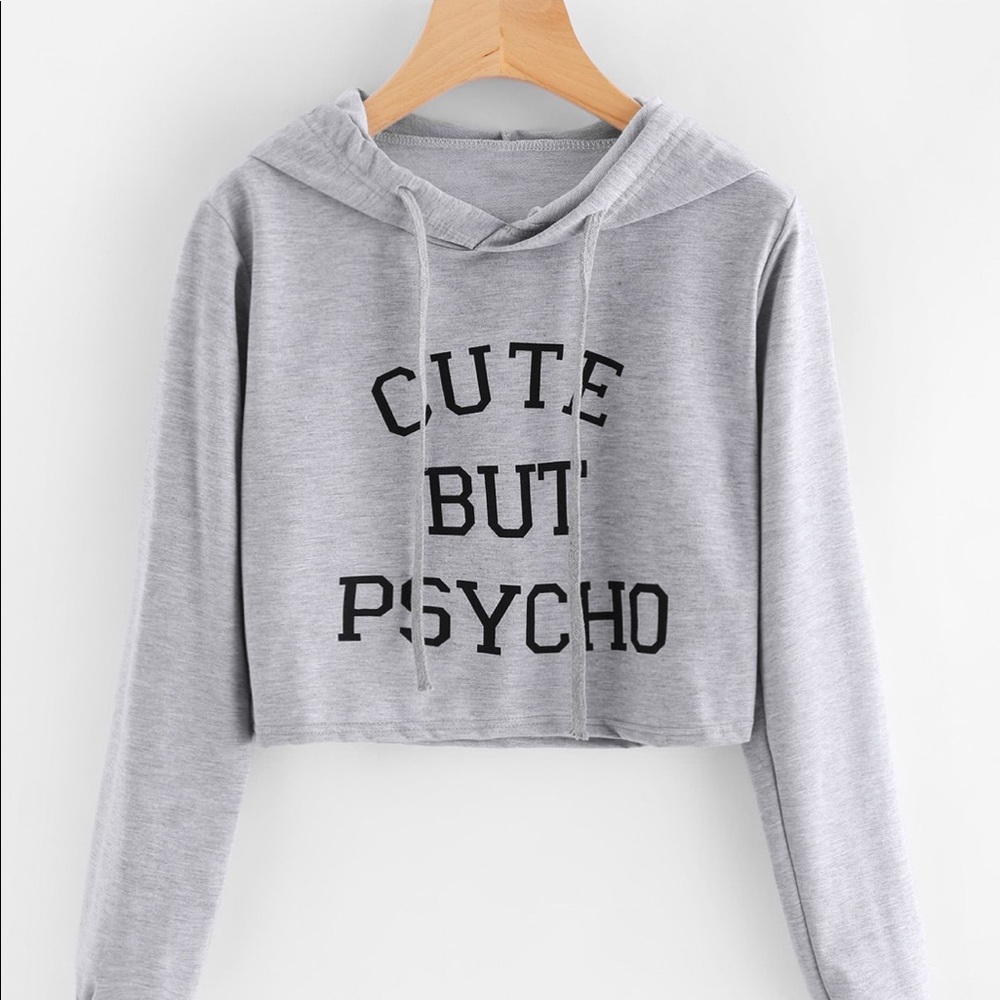 Heather Crop Hoodie